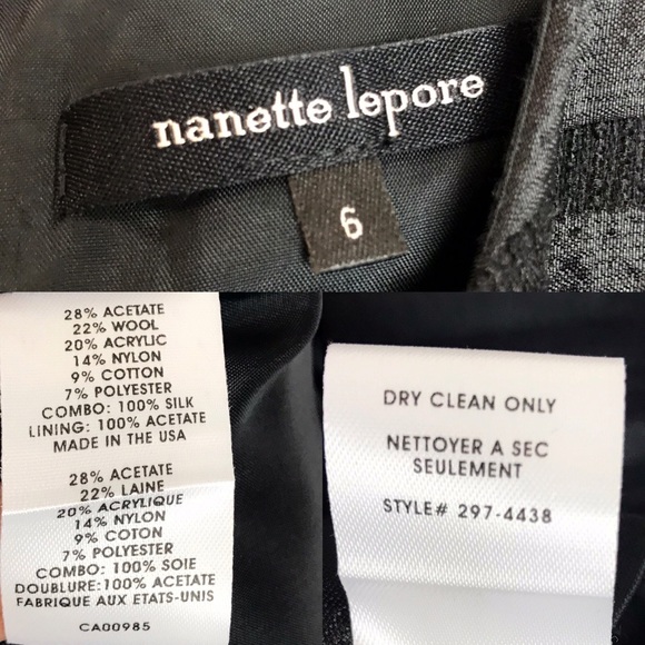 Nanette Lepore Black Formal Dress Style 297-4438 6 - Picture 8 of 8